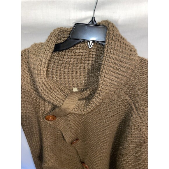 Grecerelle Women’s Wrapover Cardigan Size XL Brown Acrylic Going Out Party Style - Picture 3 of 12